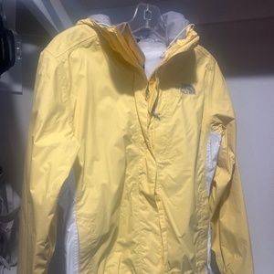North face yellow jacket